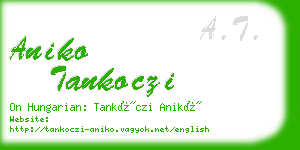 aniko tankoczi business card